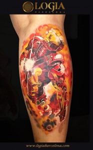 tatuaje-iron-man-brazo-logia-barcelona-angel          